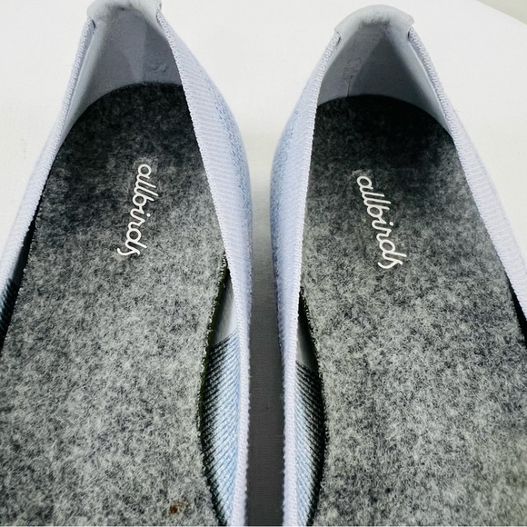 Allbirds Tree Breezers Knit Light Blue Ballet Flats Limited Edition Women’s Sz 8 - Picture 6 of 8